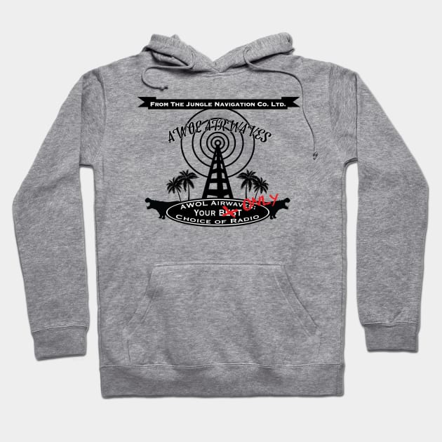 AWOL Airwaves Hoodie by taxicab517